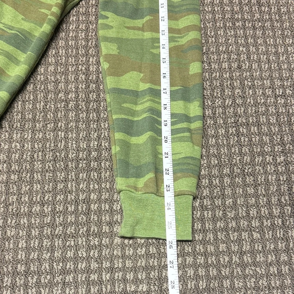 Aviator Nation Green Camo Jacket with Rainbow Stripe sz L - Picture 4 of 6
